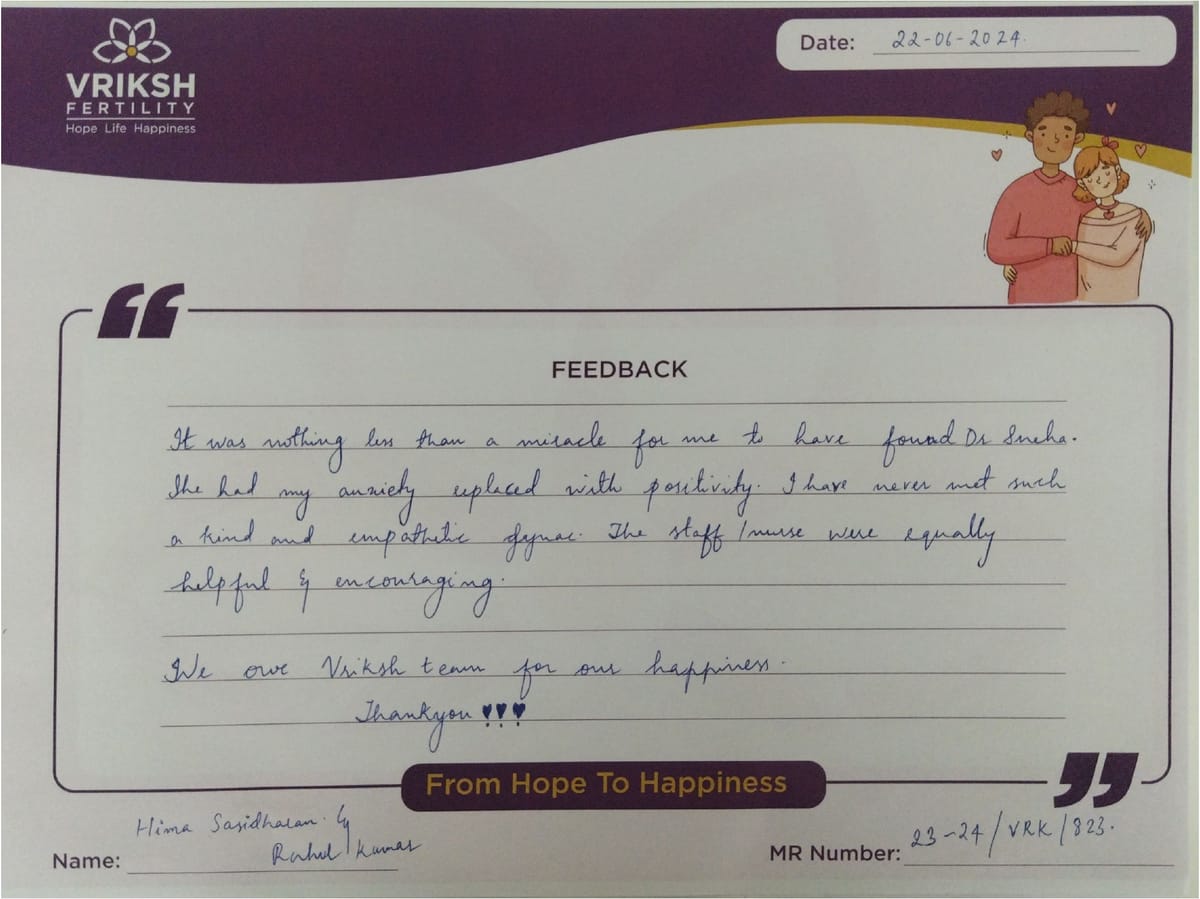 Hima Sasidharan & Rahul Kumar