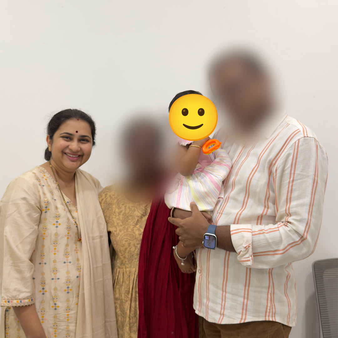 Congratulations to Rukminidevi & Murugappan from Entire Vriksh Fertility Team